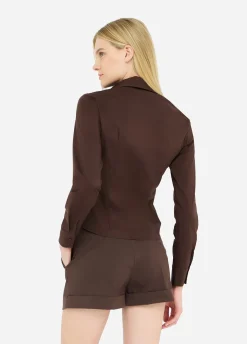 Liu Jo Camisa de popelina con strass-Mujer Camisas Y Blusas