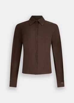 Liu Jo Camisa de popelina con strass-Mujer Camisas Y Blusas