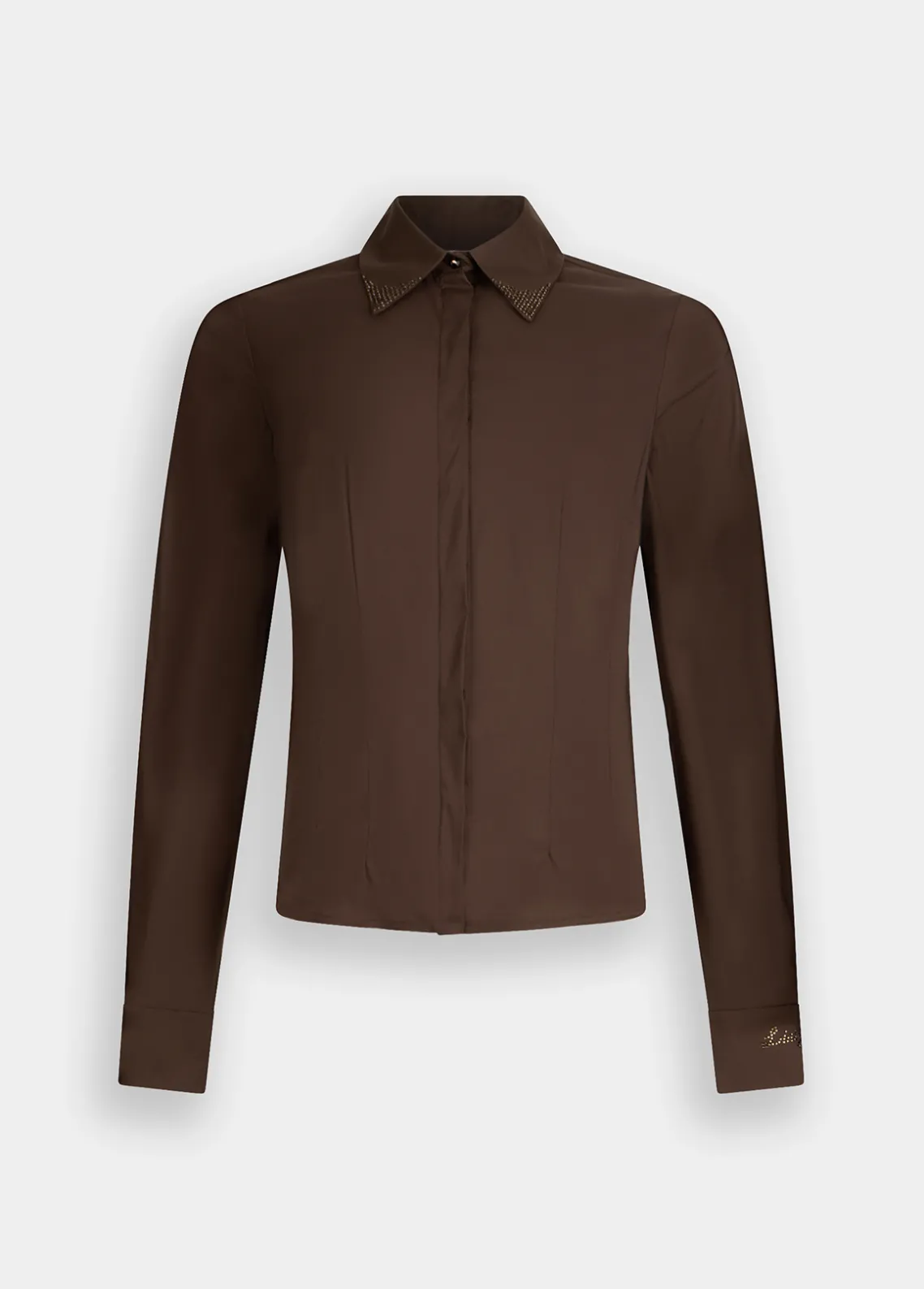 Liu Jo Camisa de popelina con strass-Mujer Camisas Y Blusas