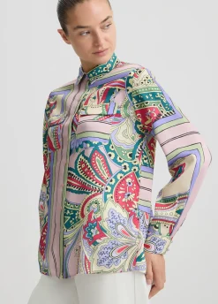 Liu Jo Camisa de raso estampado-Mujer Camisas Y Blusas