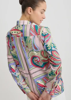 Liu Jo Camisa de raso estampado-Mujer Camisas Y Blusas