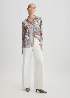 Liu Jo Camisa de raso estampado-Mujer Camisas Y Blusas