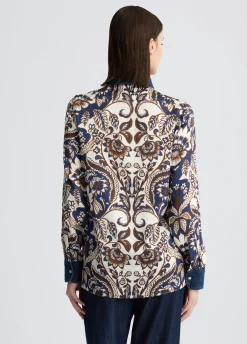 Liu Jo Camisa de raso estampado-Mujer Camisas Y Blusas