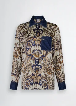 Liu Jo Camisa de raso estampado-Mujer Camisas Y Blusas