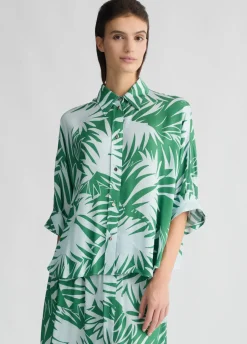 Liu Jo Camisa de raso estampado-Mujer Camisas Y Blusas