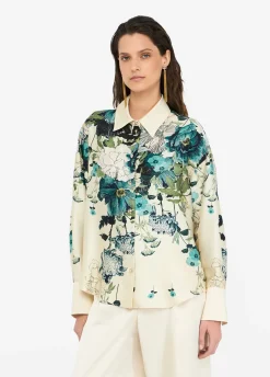 Liu Jo Camisa de sarga estampada-Mujer Camisas Y Blusas