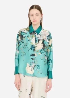 Liu Jo Camisa de sarga estampada-Mujer Camisas Y Blusas