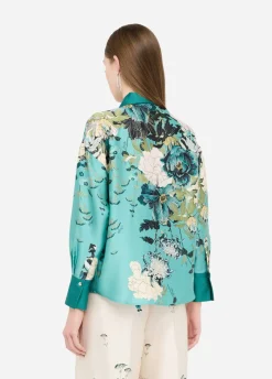 Liu Jo Camisa de sarga estampada-Mujer Camisas Y Blusas