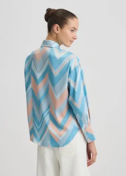 Liu Jo Camisa de sarga estampada-Mujer Camisas Y Blusas