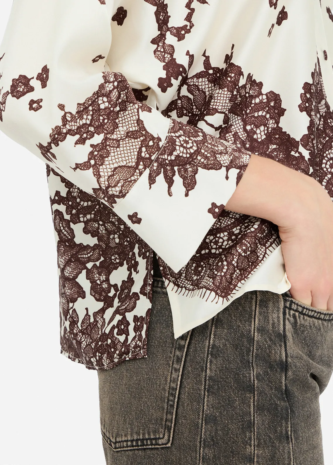 Liu Jo Camisa de sarga estampada-Mujer Camisas Y Blusas