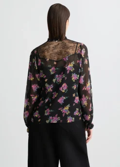 Liu Jo Camisa de tejido georgette floral-Mujer Camisas Y Blusas