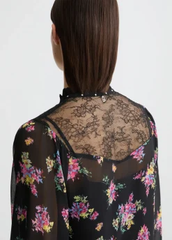 Liu Jo Camisa de tejido georgette floral-Mujer Camisas Y Blusas