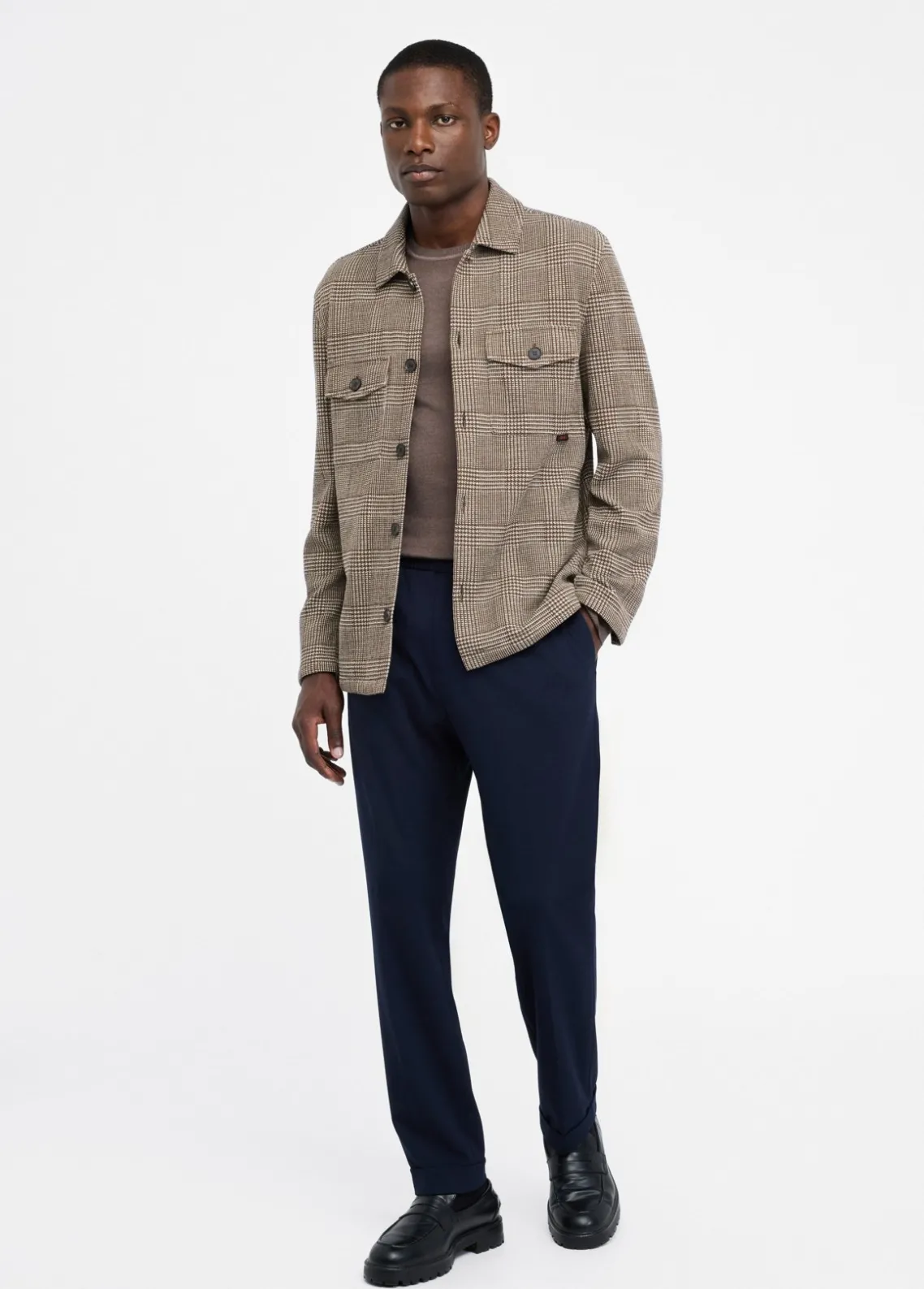 Liu Jo Camisa Príncipe de Gales de algodón-Hombre Camisas