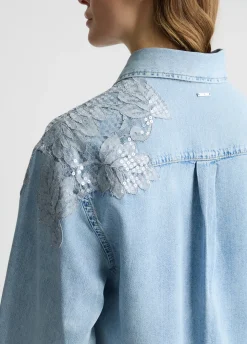 Liu Jo Camisa vaquera-Mujer Camisas Y Blusas