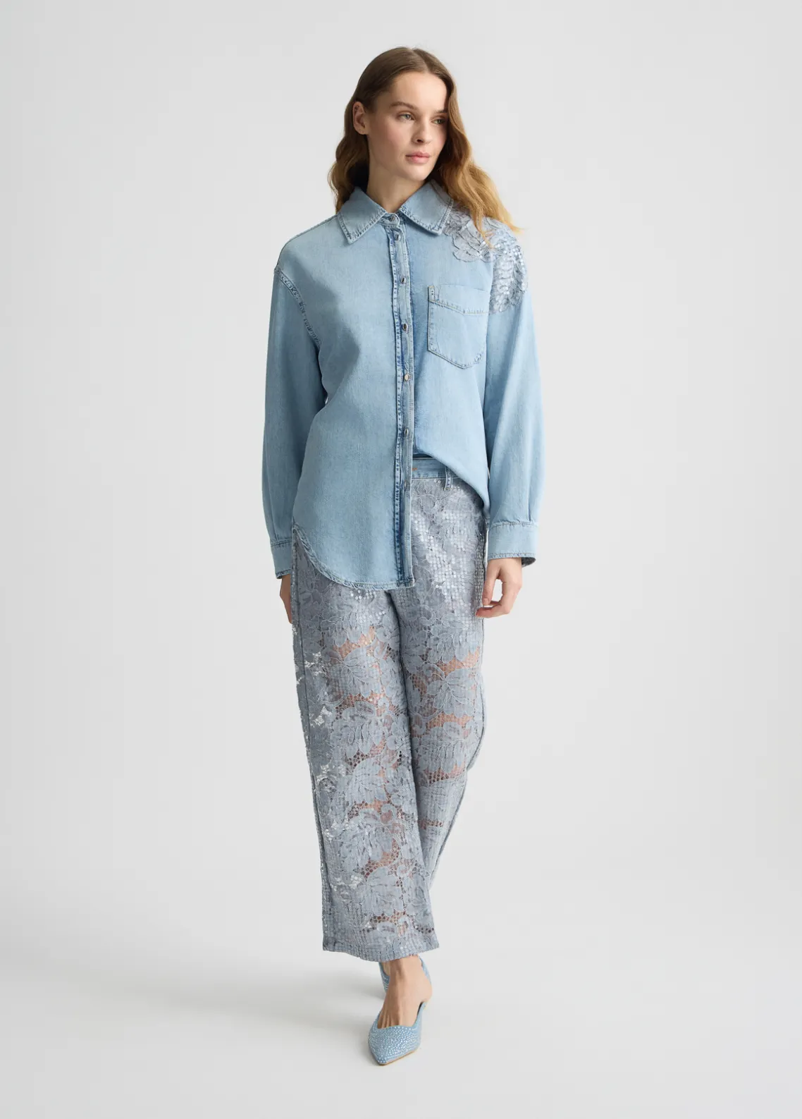 Liu Jo Camisa vaquera-Mujer Camisas Y Blusas
