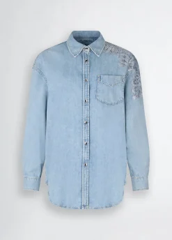 Liu Jo Camisa vaquera-Mujer Camisas Y Blusas