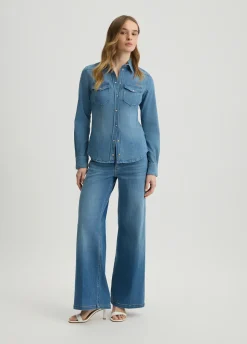 Liu Jo Camisa vaquera-Mujer Camisas Y Blusas