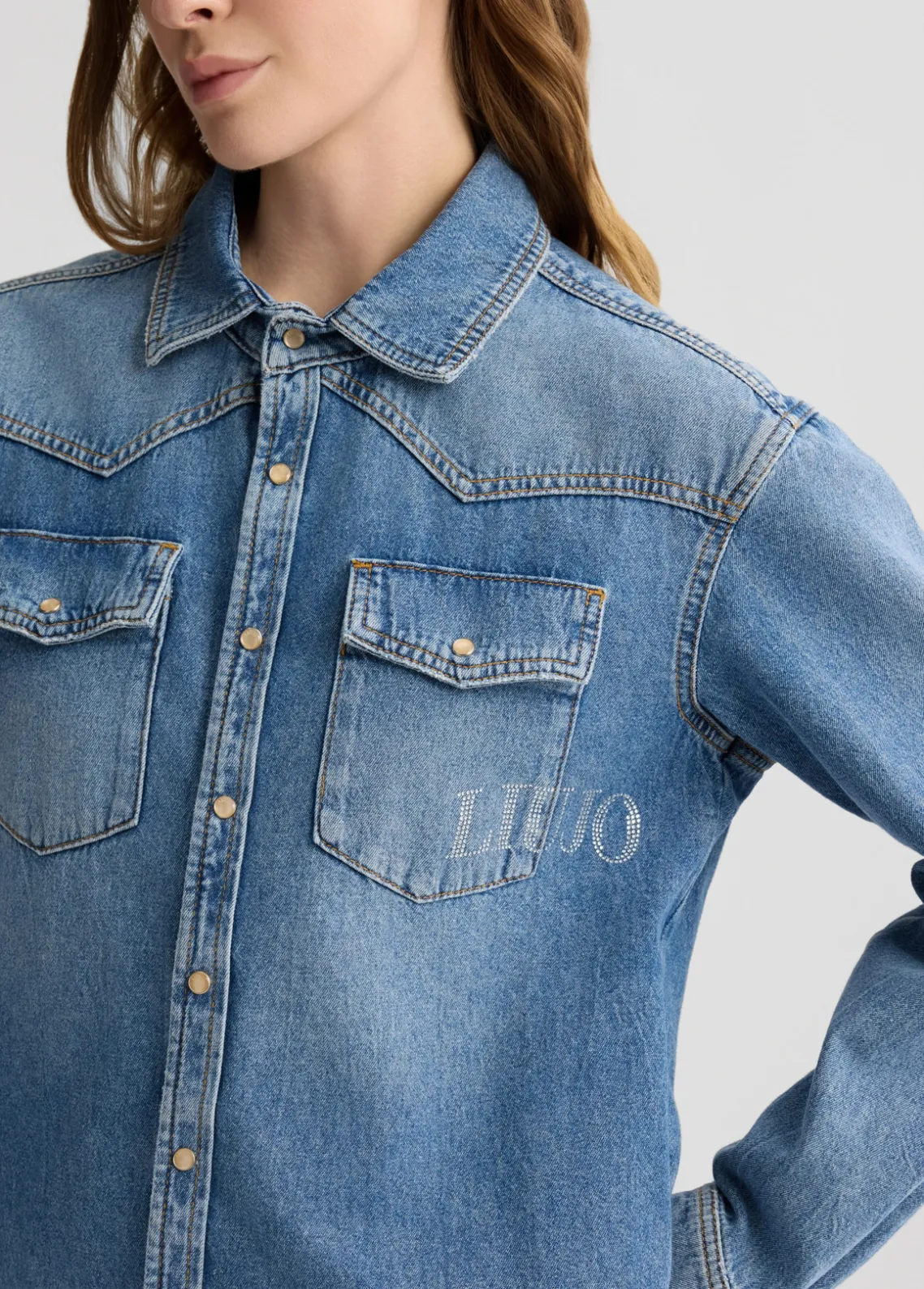 Liu Jo Camisa vaquera-Mujer Camisas Y Blusas
