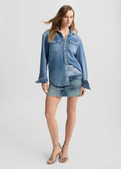 Liu Jo Camisa vaquera-Mujer Camisas Y Blusas