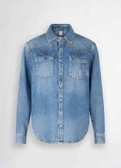 Liu Jo Camisa vaquera-Mujer Camisas Y Blusas