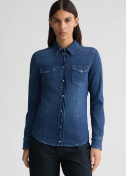 Liu Jo Camisa vaquera-Mujer Camisas Y Blusas