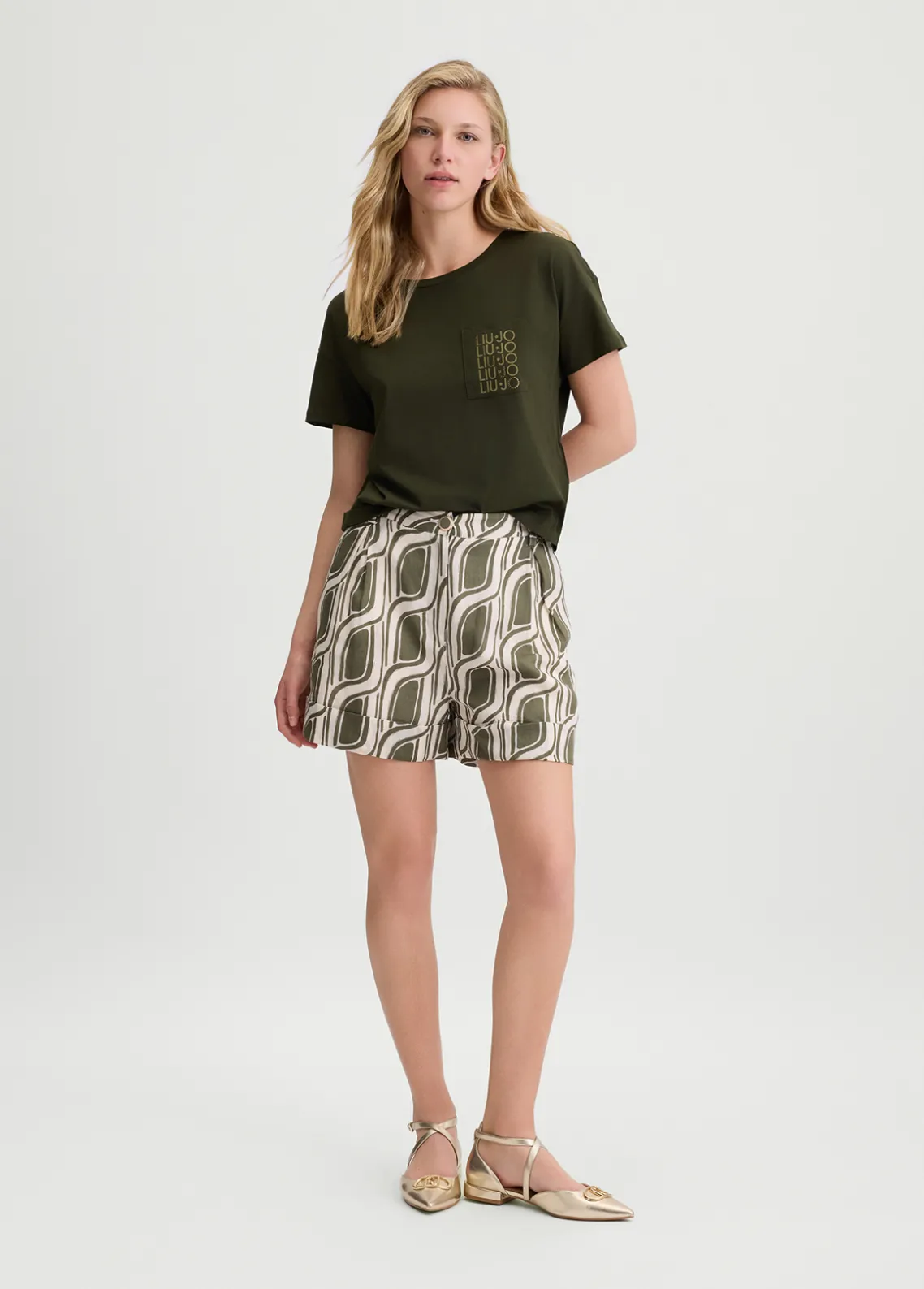 Liu Jo Camiseta con bolsillo-Mujer Moda Baño|Camisetas Y Tops