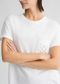 Liu Jo Camiseta con bolsillo-Mujer Camisetas Y Tops
