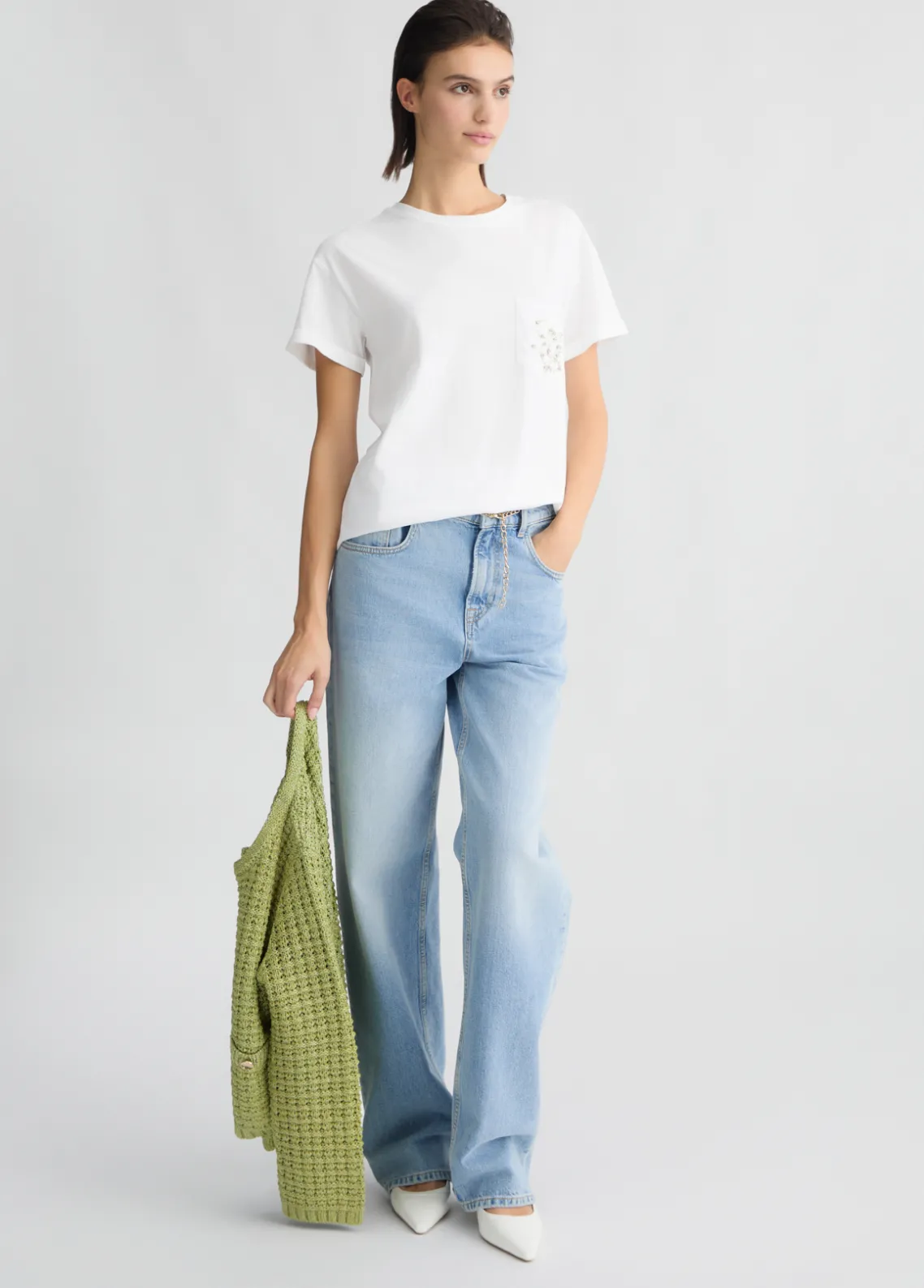 Liu Jo Camiseta con bolsillo-Mujer Camisetas Y Tops