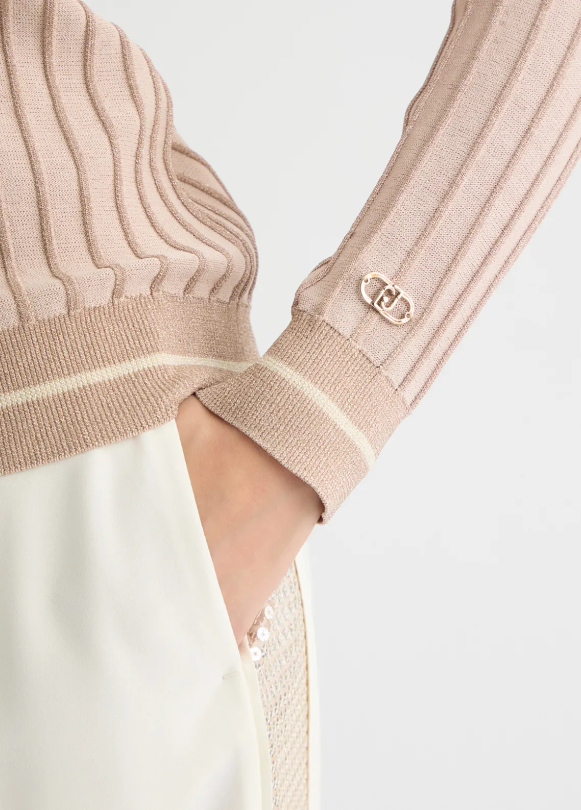 Liu Jo Camiseta con capucha-Mujer Cárdigans Y Jerséis