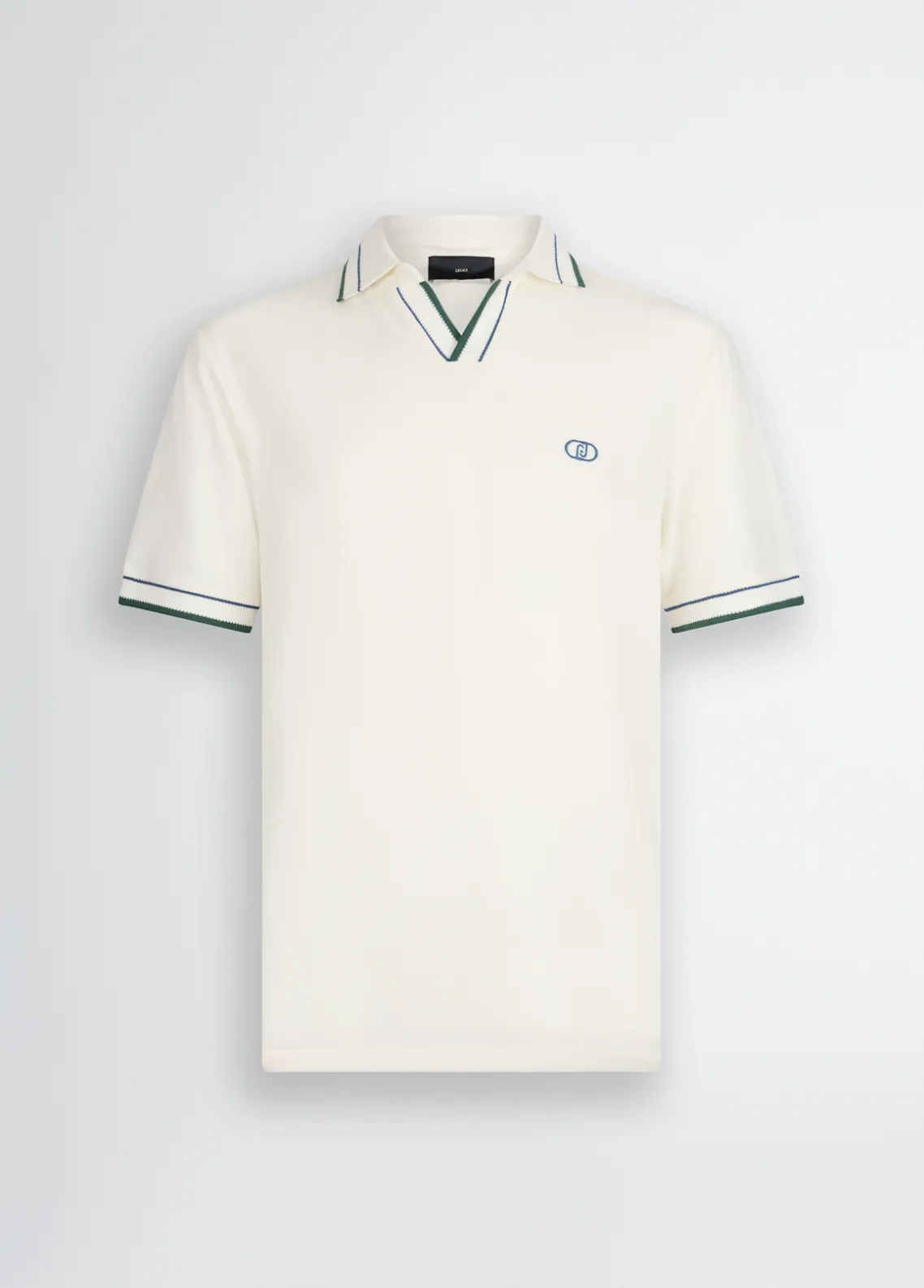Liu Jo Camiseta con cuello cubano-Hombre Polos Y Camisetas
