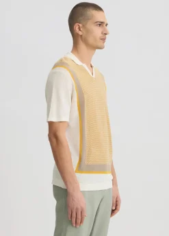 Liu Jo Camiseta con detalle de punto-Hombre Jerséis Y Sudaderas|Polos Y Camisetas