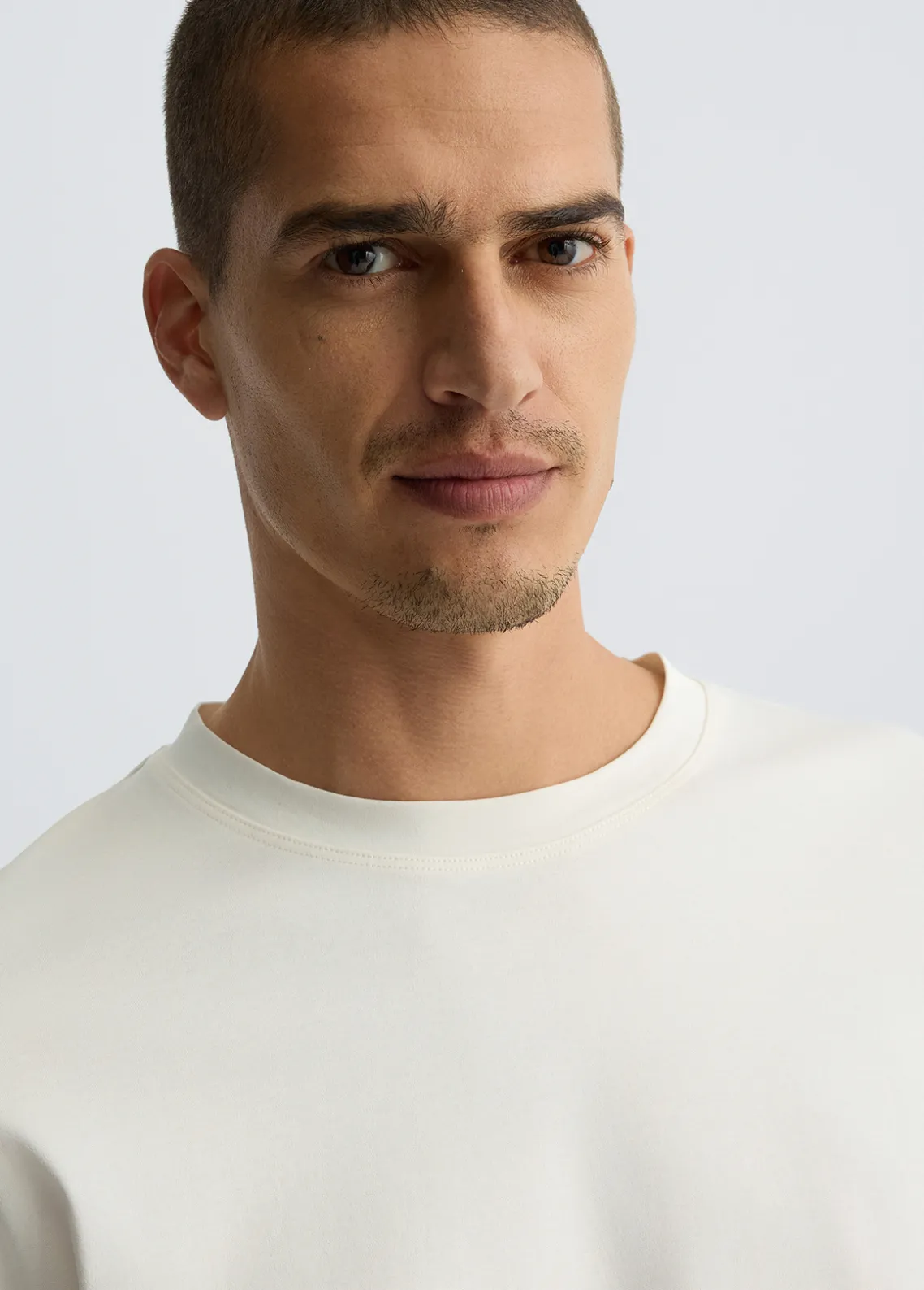 Liu Jo Camiseta con detalles de popelina-Hombre Polos Y Camisetas