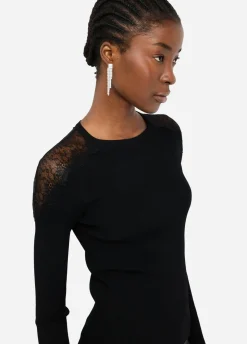 Liu Jo Camiseta con encaje-Mujer Cárdigans Y Jerséis