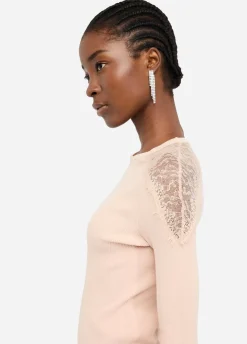 Liu Jo Camiseta con encaje-Mujer Cárdigans Y Jerséis