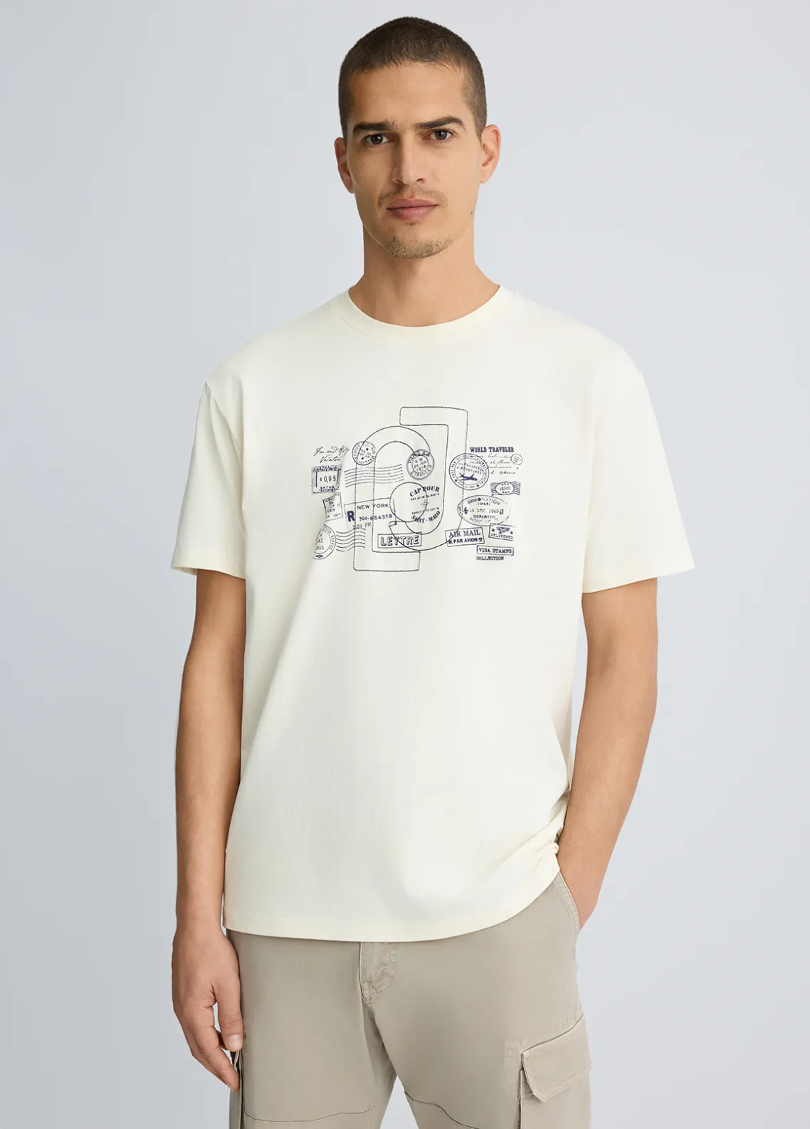 Liu Jo Camiseta con estampado-Hombre Polos Y Camisetas