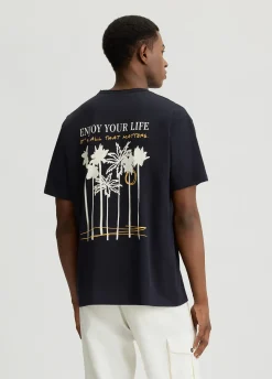 Liu Jo Camiseta con estampado-Hombre Polos Y Camisetas