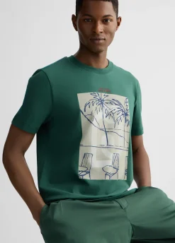 Liu Jo Camiseta con estampado-Hombre Polos Y Camisetas