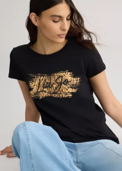 Liu Jo Camiseta con estampado animal-Mujer Camisetas Y Tops