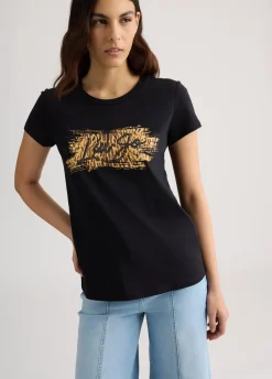 Liu Jo Camiseta con estampado animal-Mujer Camisetas Y Tops