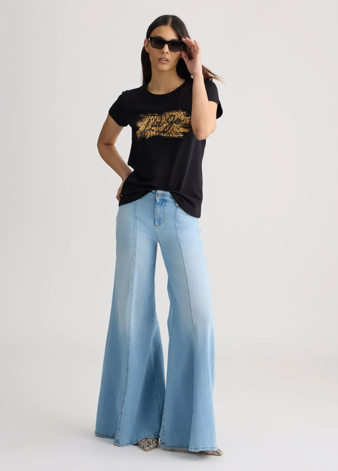 Liu Jo Camiseta con estampado animal-Mujer Camisetas Y Tops