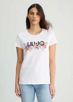 Liu Jo Camiseta con estampado floral-Mujer Camisetas Y Tops