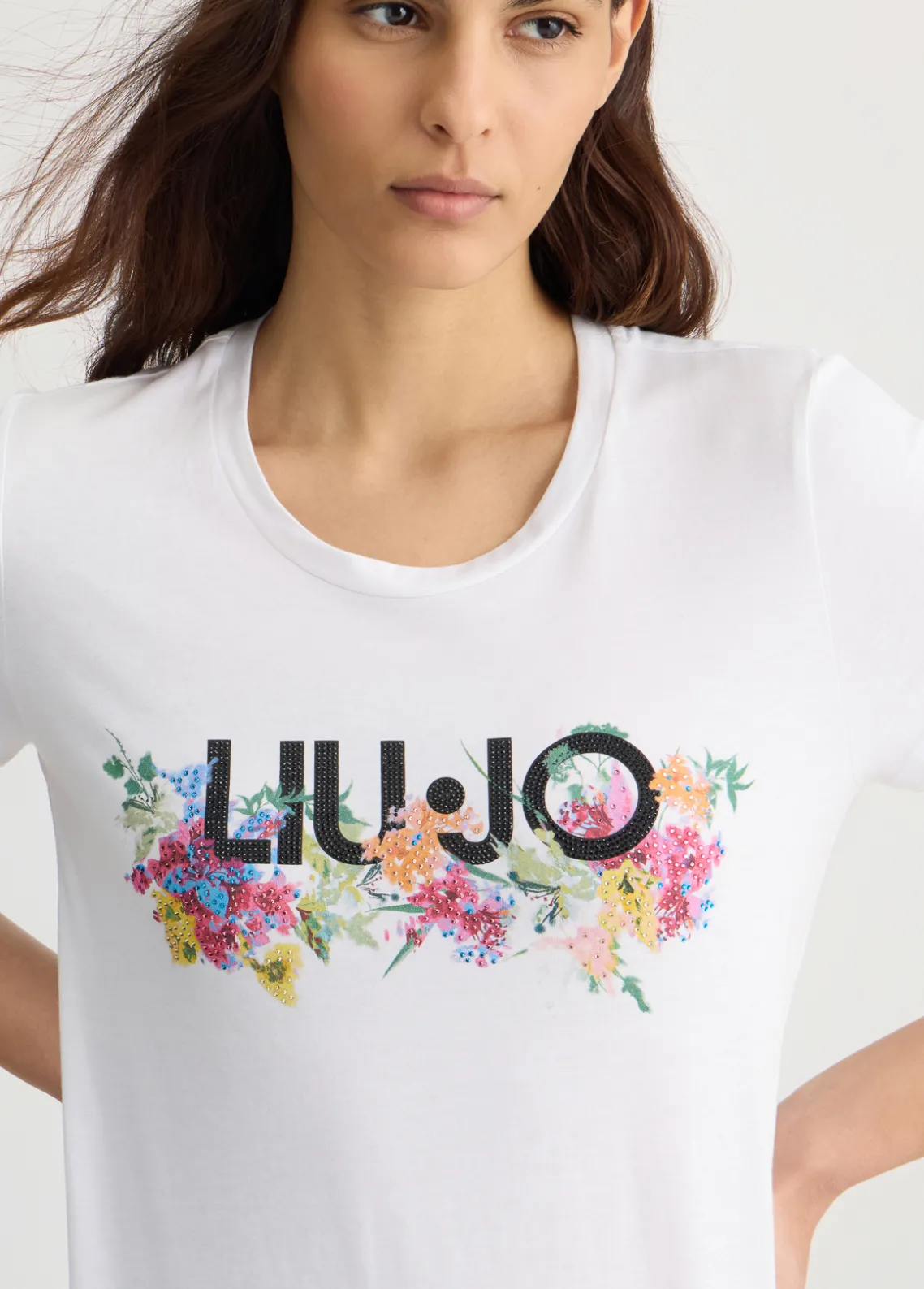 Liu Jo Camiseta con estampado floral-Mujer Camisetas Y Tops