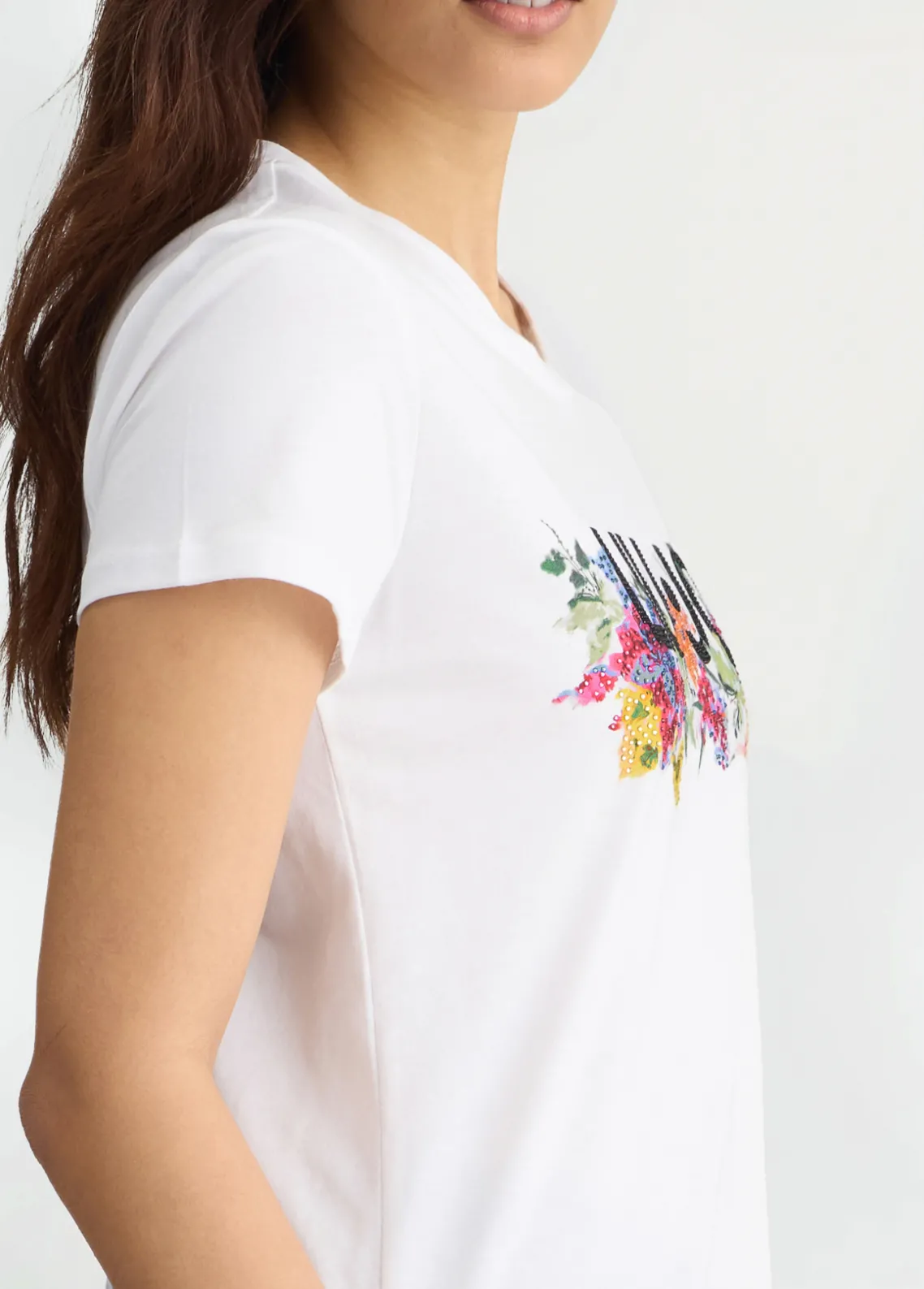 Liu Jo Camiseta con estampado floral-Mujer Camisetas Y Tops