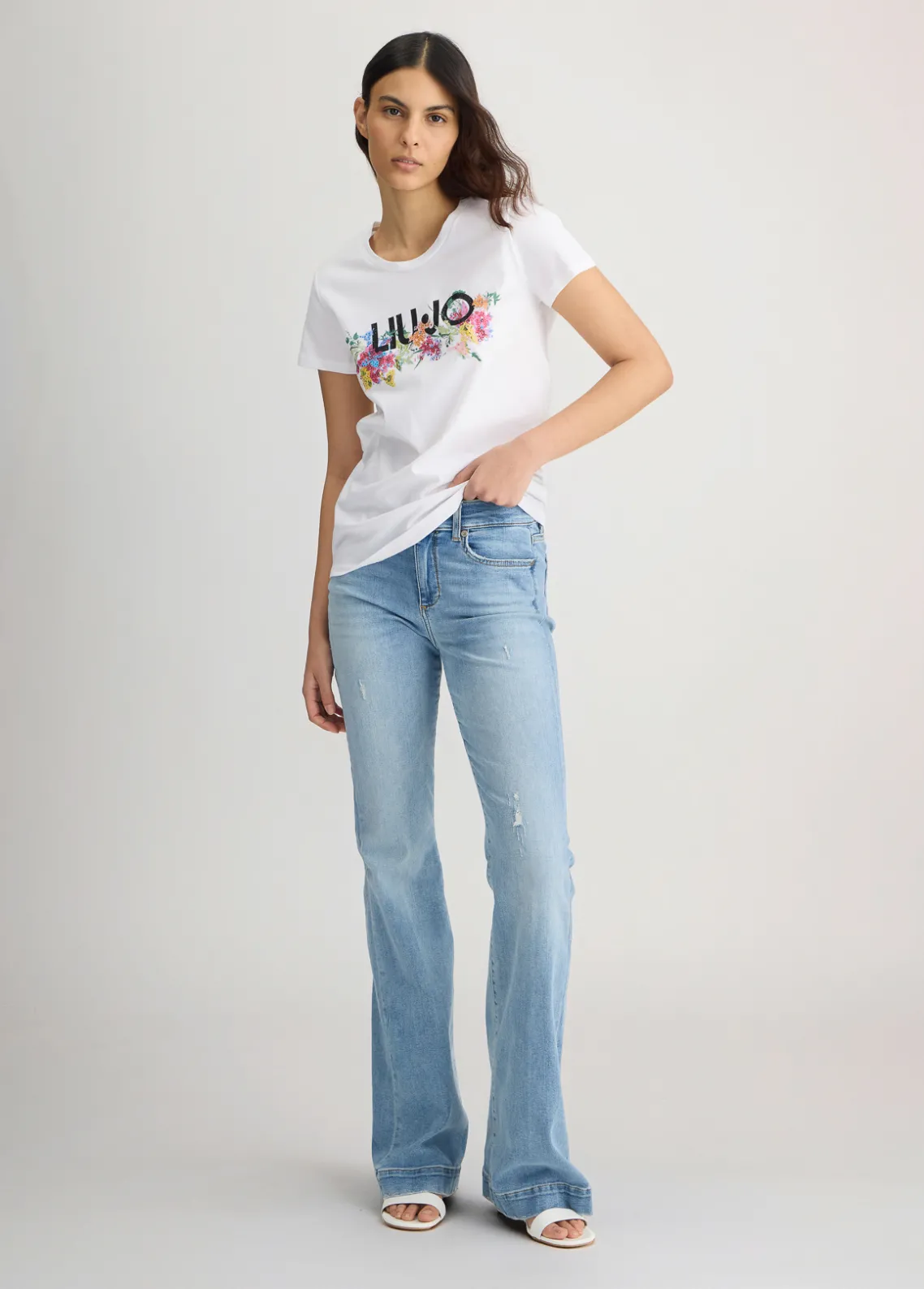 Liu Jo Camiseta con estampado floral-Mujer Camisetas Y Tops