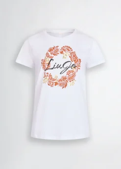 Liu Jo Camiseta con estampado floral-Mujer Camisetas Y Tops