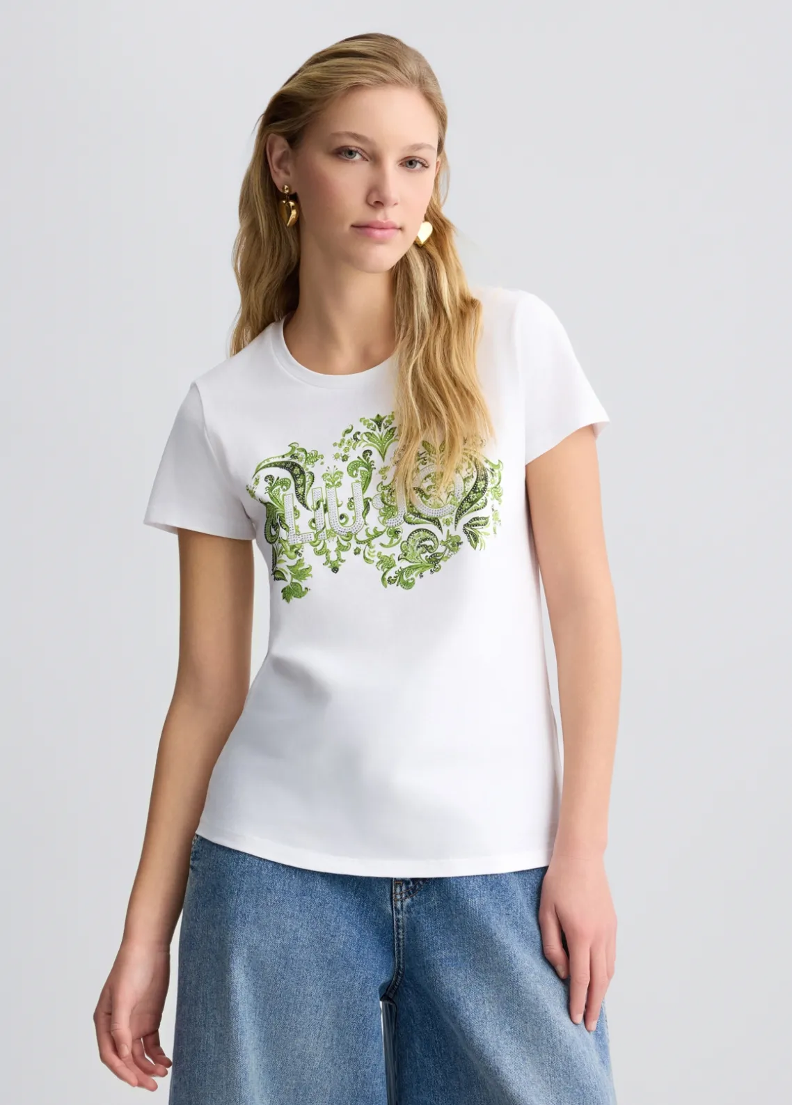 Liu Jo Camiseta con estampado floral-Mujer Camisetas Y Tops