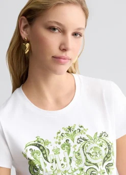 Liu Jo Camiseta con estampado floral-Mujer Camisetas Y Tops