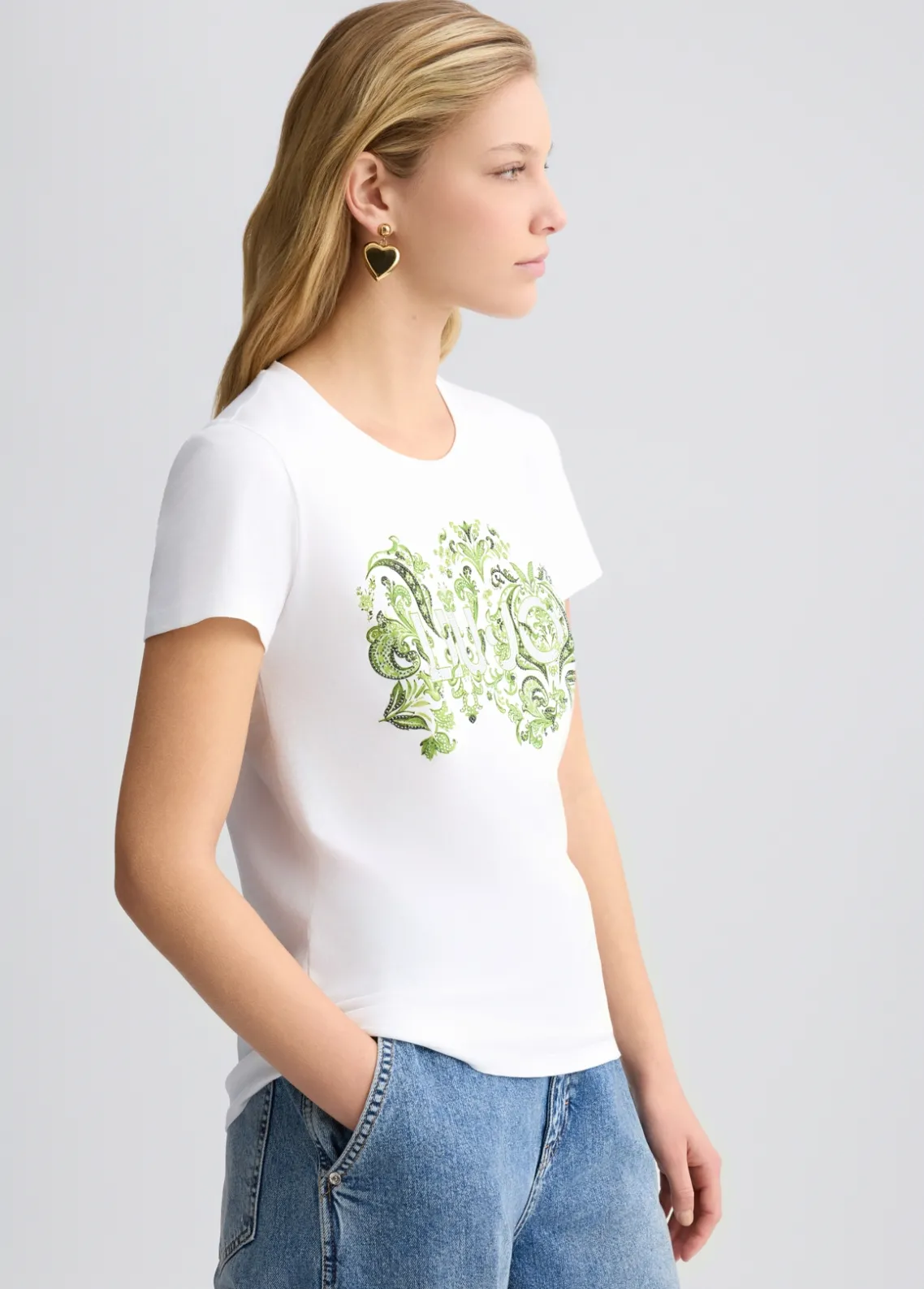 Liu Jo Camiseta con estampado floral-Mujer Camisetas Y Tops