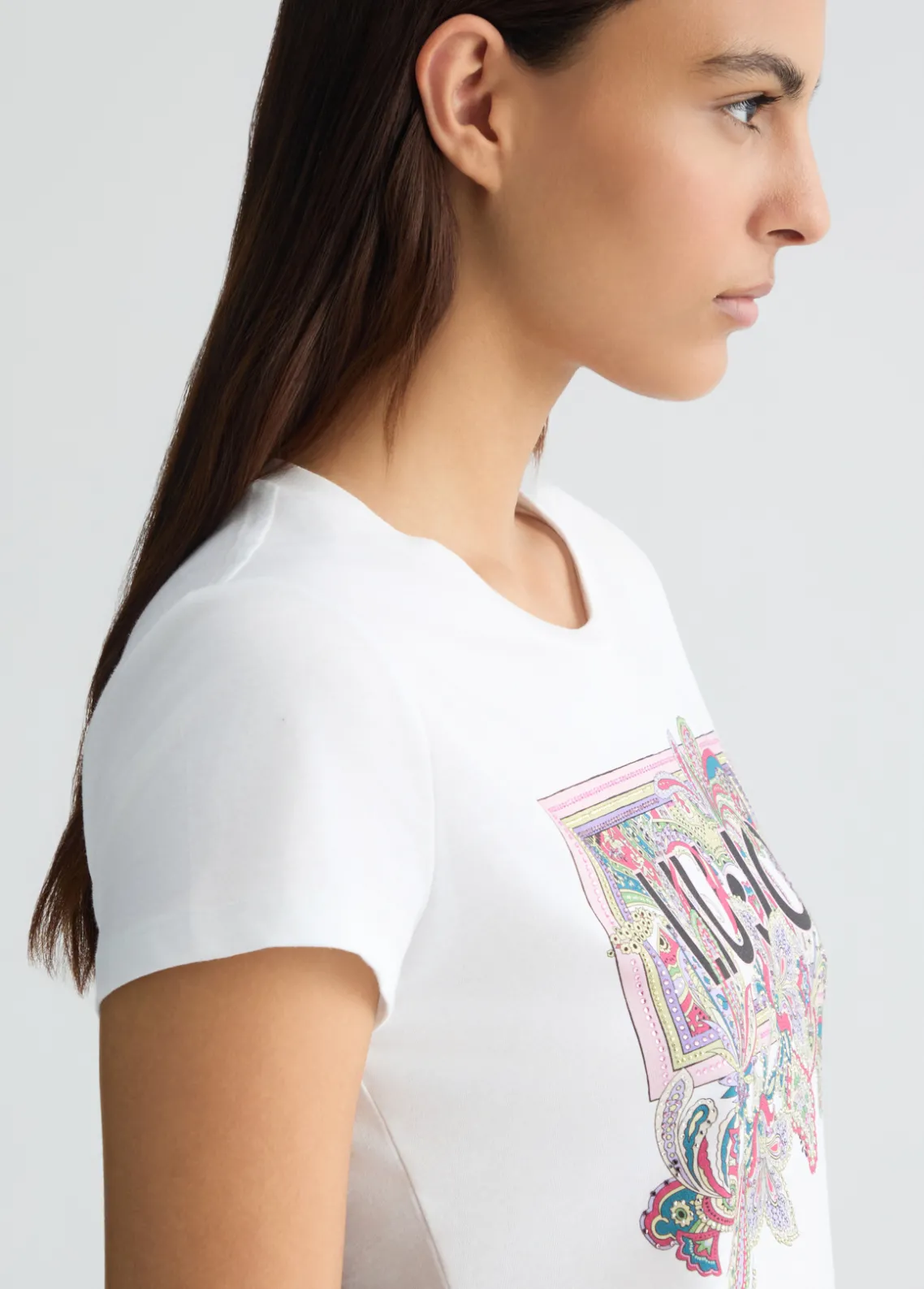 Liu Jo Camiseta con estampado floral-Mujer Camisetas Y Tops