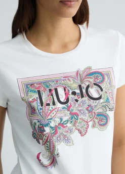 Liu Jo Camiseta con estampado floral-Mujer Camisetas Y Tops